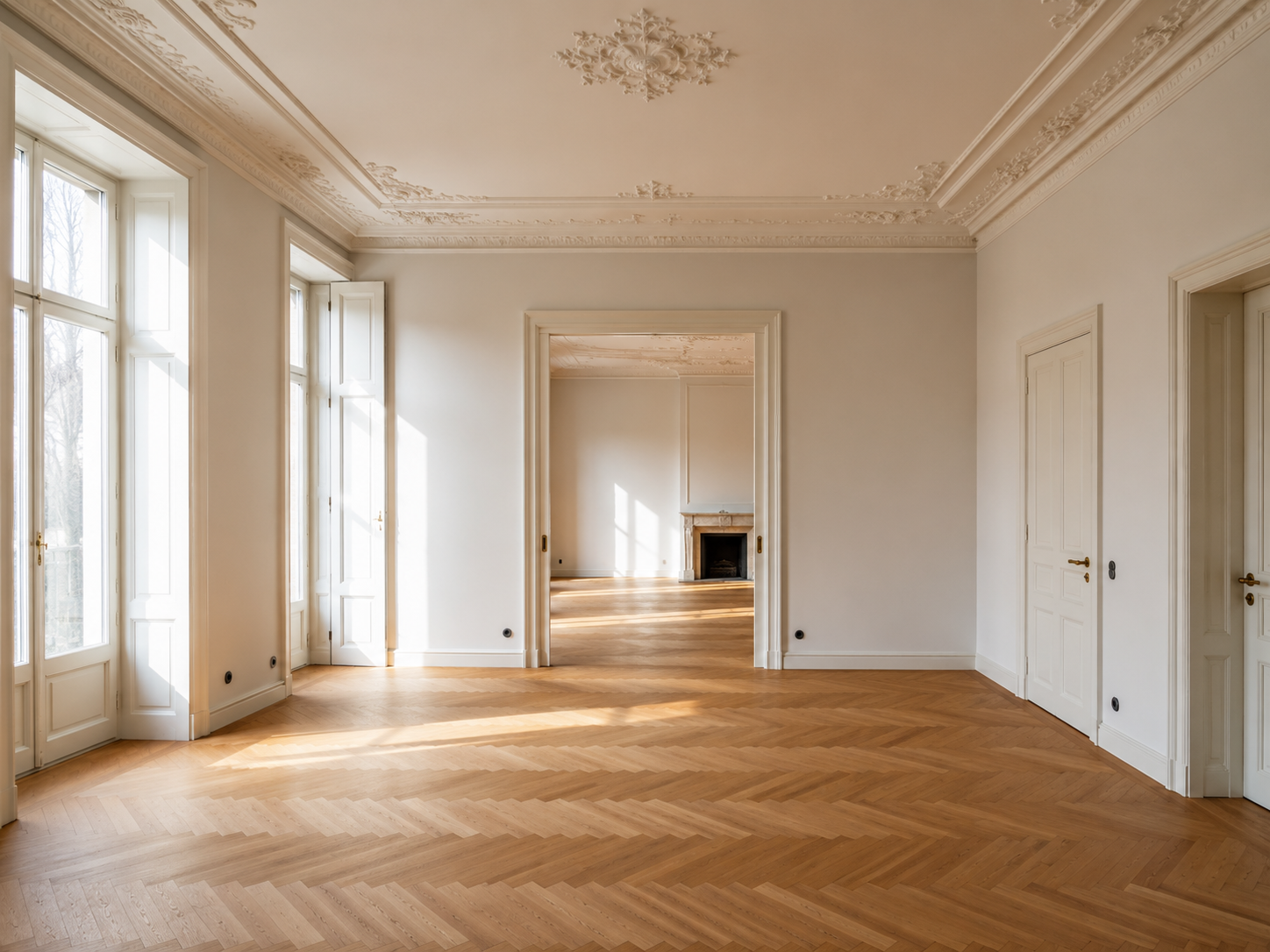 Liebevoll renovierter Altbau mit hellen, frisch gestrichenen Räumen